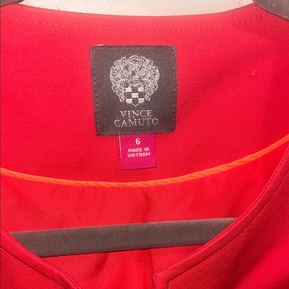 Vince Camuto Vibrant Red Blazer - Picture 2 of 9